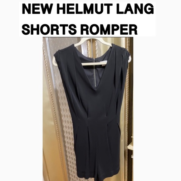 NWOT Helmut Lang stunning shorts romper sz P fits like small - Picture 3 of 17